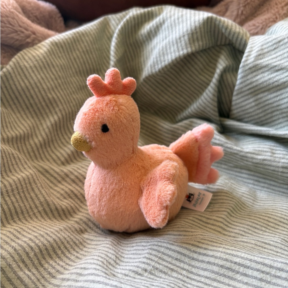 Jellycat Fluffy Chicken (Retired, No Tag)